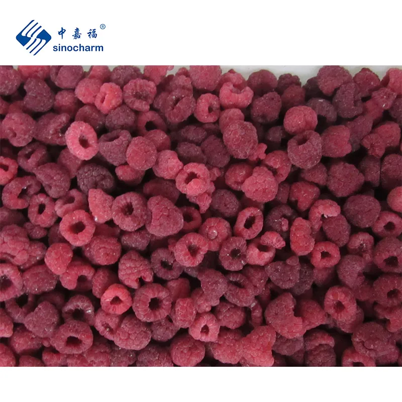 Sinocharm HACCP замороженные фрукты свежие органические не Червячные Малиновые 90% целые малины для сока напитков