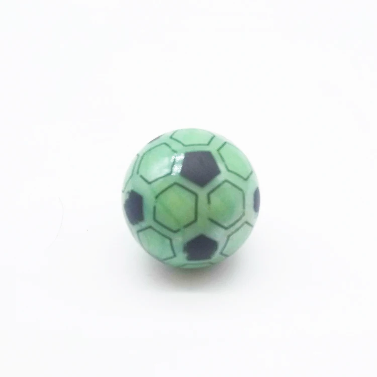 Wholesale  colorful playing marble ball printed toy glass marbles for children
