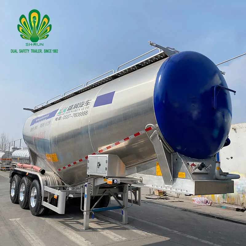 China Manufacturer Powder Bulker Dry Fly Ash Bulk Cement Carrier Tank Semi Trailer