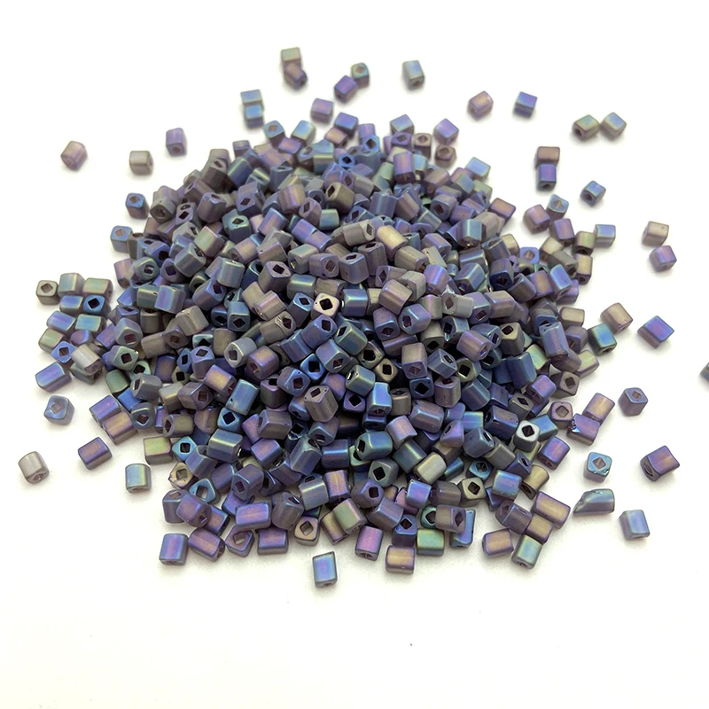 Wholesale Factory Price Cube Glass Beads Square Crystal Beads 450g/bag For Jewelry Making