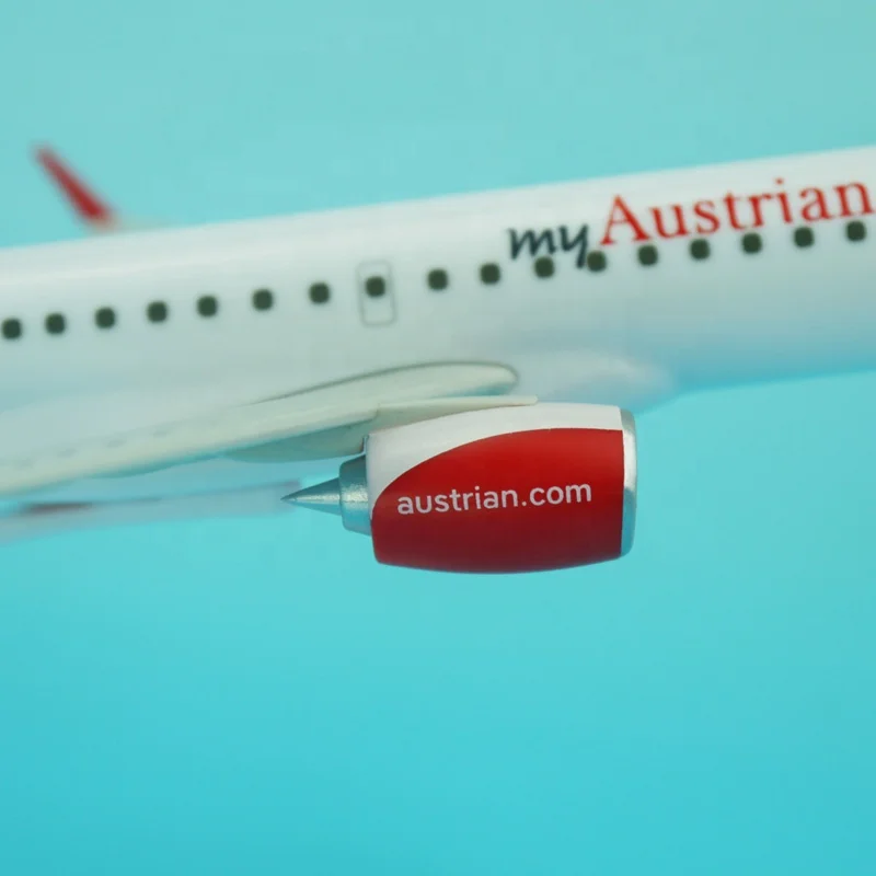 Customized Embraer ERJ-195 Plastic Aircraft Model as Business Gift.