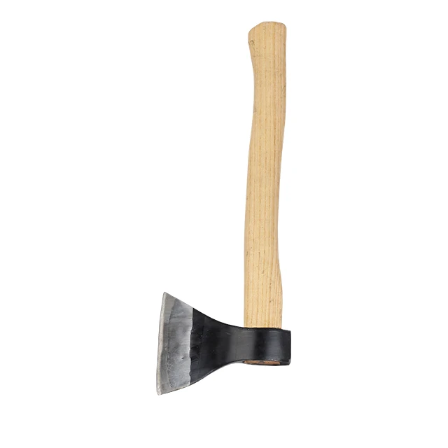 Professional  Forged russian type axe with wooden handle Multitool Hand Outdoor Tool Wooden Handle Broad Felling Russian Axe