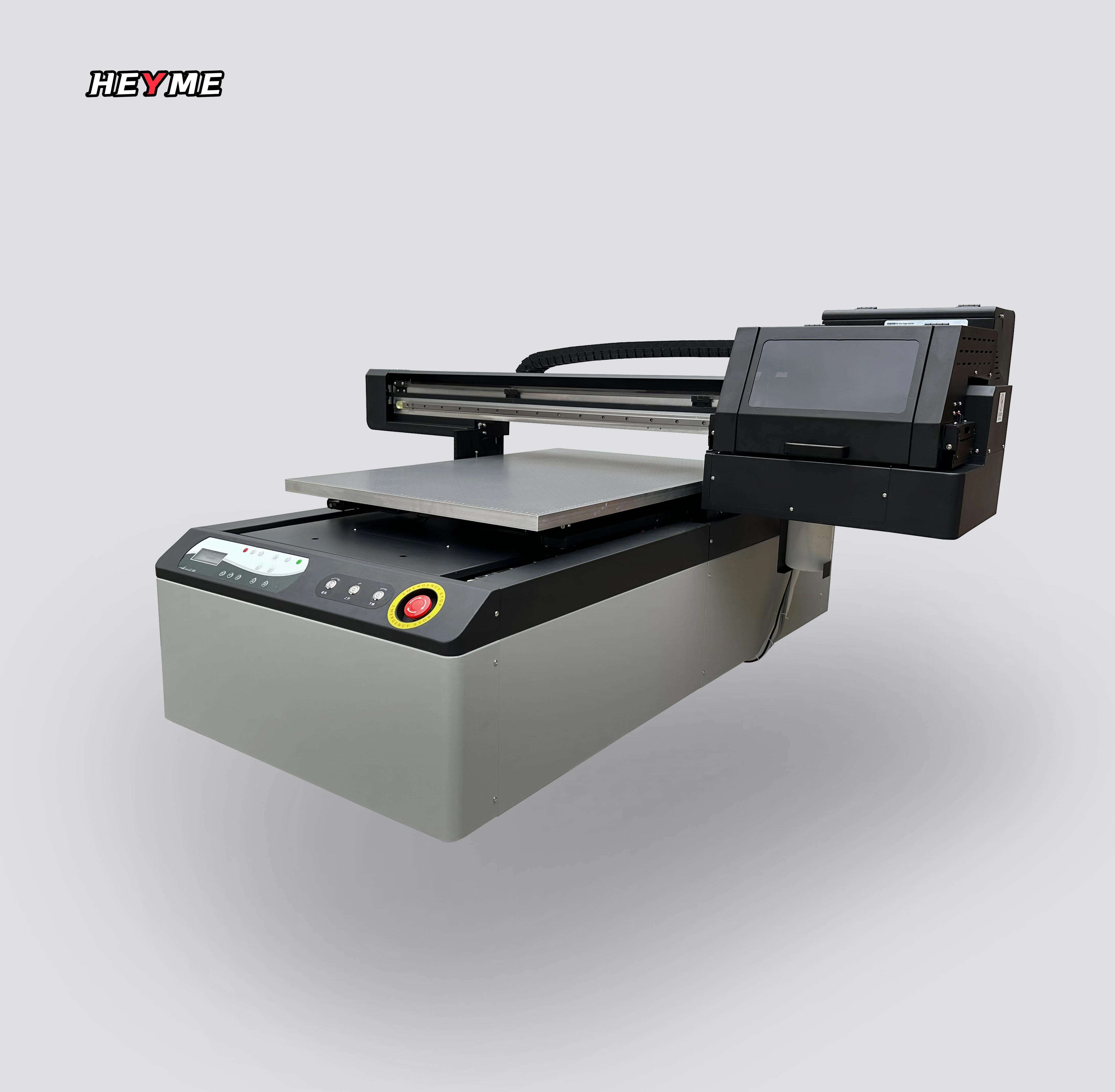 Heyme 6090 UV Flat digital Inkjet Printer 3D emboss effect vanish printing machine uv printer