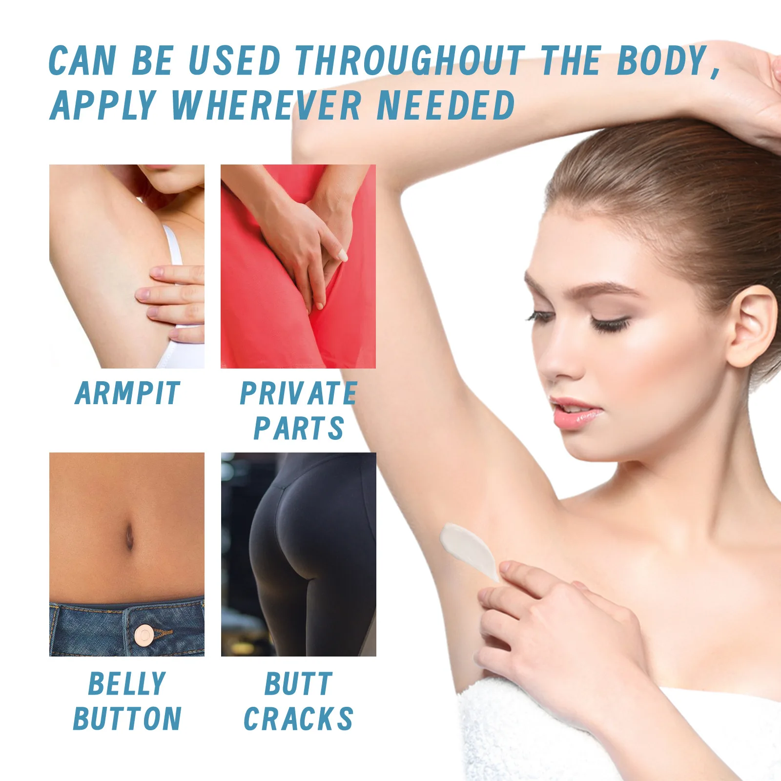 Long Lasting Fragrance Cleanses Body Odor Fox Odor Sweat Odor Refreshing Body Cream Body Lotion