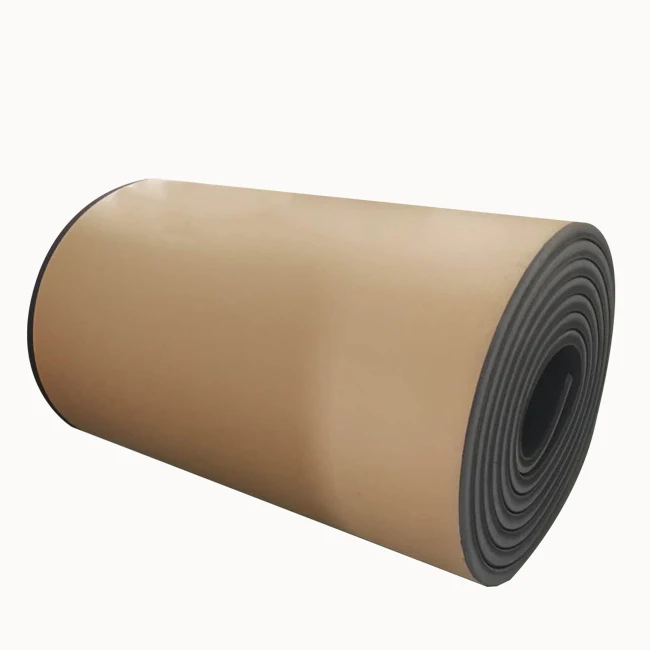 Adhesive sponge sheet rubber foam roll for thermal insulation soft, heat resistant, waterproof, sound absorption