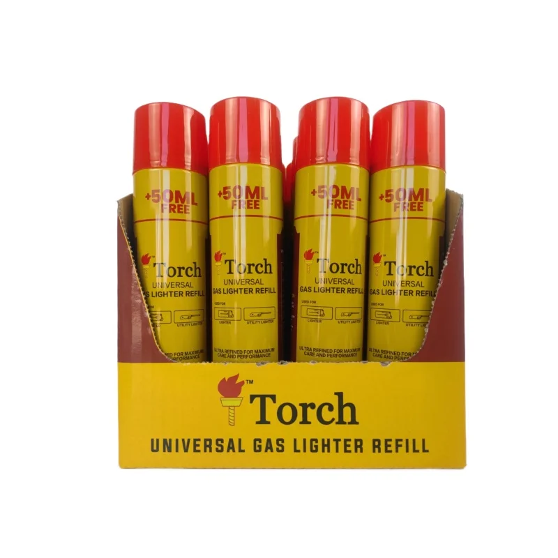 High Quality Custom Logo Safety Butane Gas Can Empty Mini Gas Cartridge Butane Lighter Gas Fuel Refill