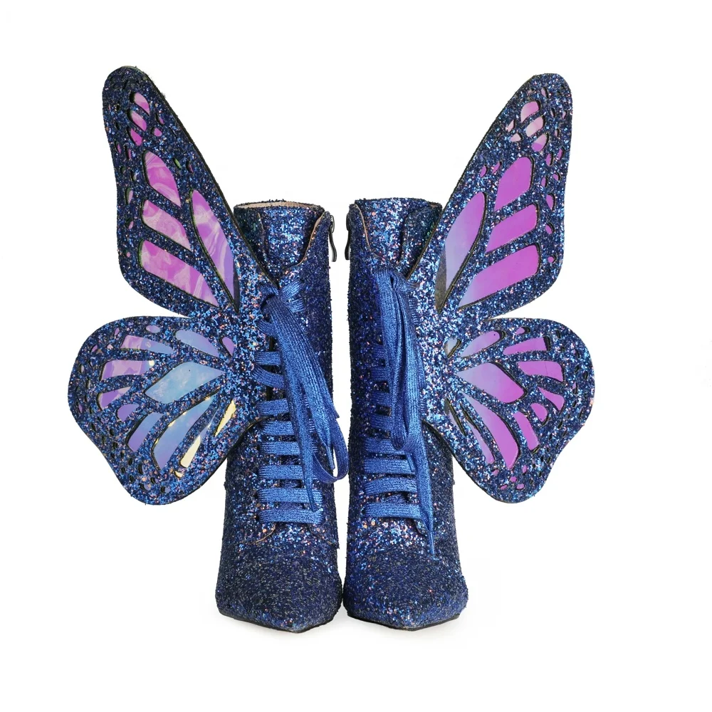 Spring New Collection butterfly Heels Shoes for Women and Ladies Customized logo Add Be Freely