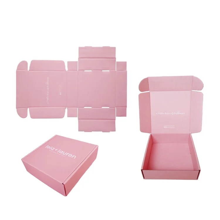 Wholesale and customized paper boxes Free design shoes and clothing corrugated paper packaging boxes with logo