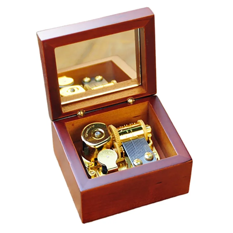 New Creative Wholesale Customizable Small Vintage Music Box