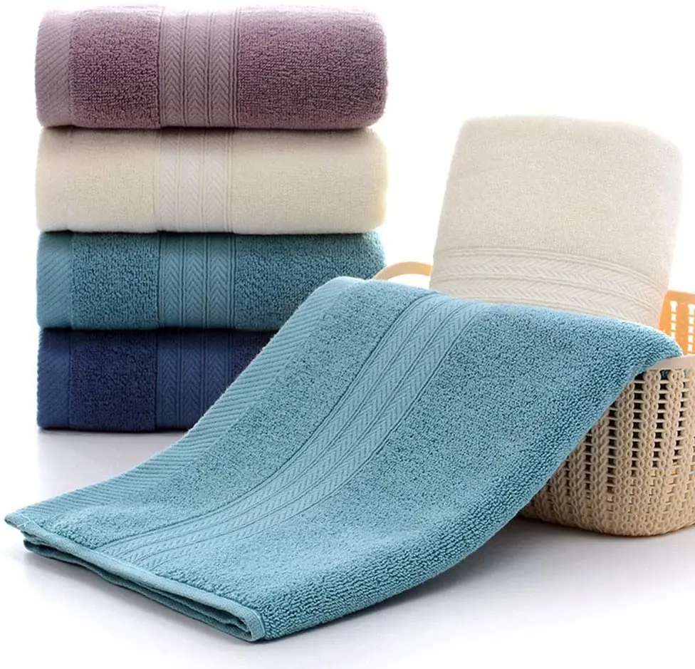 Custom Towels Wholesale Customized logo 100% cotton Soft Luxury Face Towel
