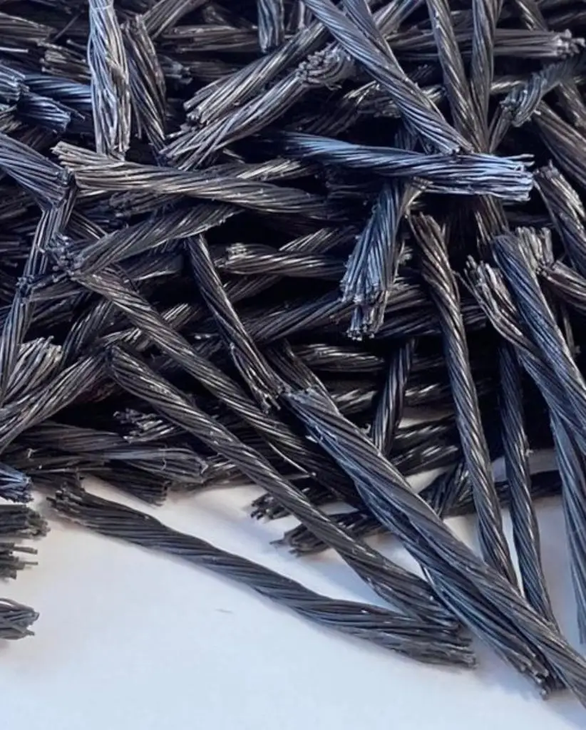 polypropylene crimp fibres production line/ reinforced pp macro concrete fiber extrusion making line