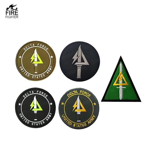 A Sets Office Uniform Stick On Arms Sleeve Customized Patch For Shirts Emblems Patch With Embroidery PVC  Clothing Accessories