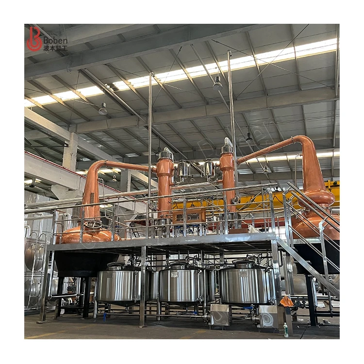 Factory copper stills pot still whiskey distiller Supplier