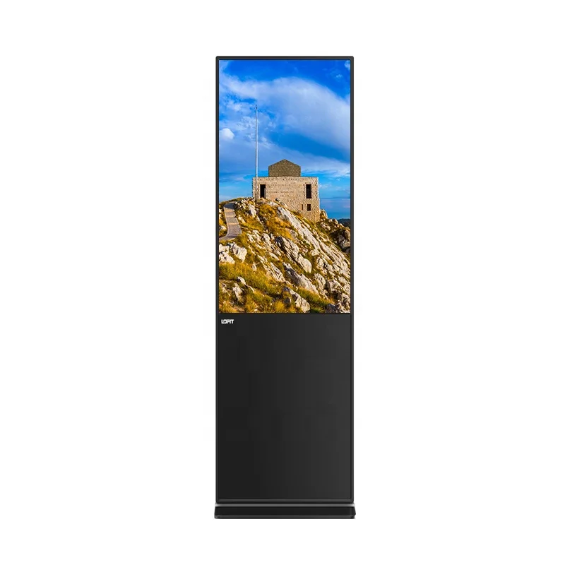 LOFIT  43 49 55 65 inch hanging double-sided LCD screen thin advertising digital video display player