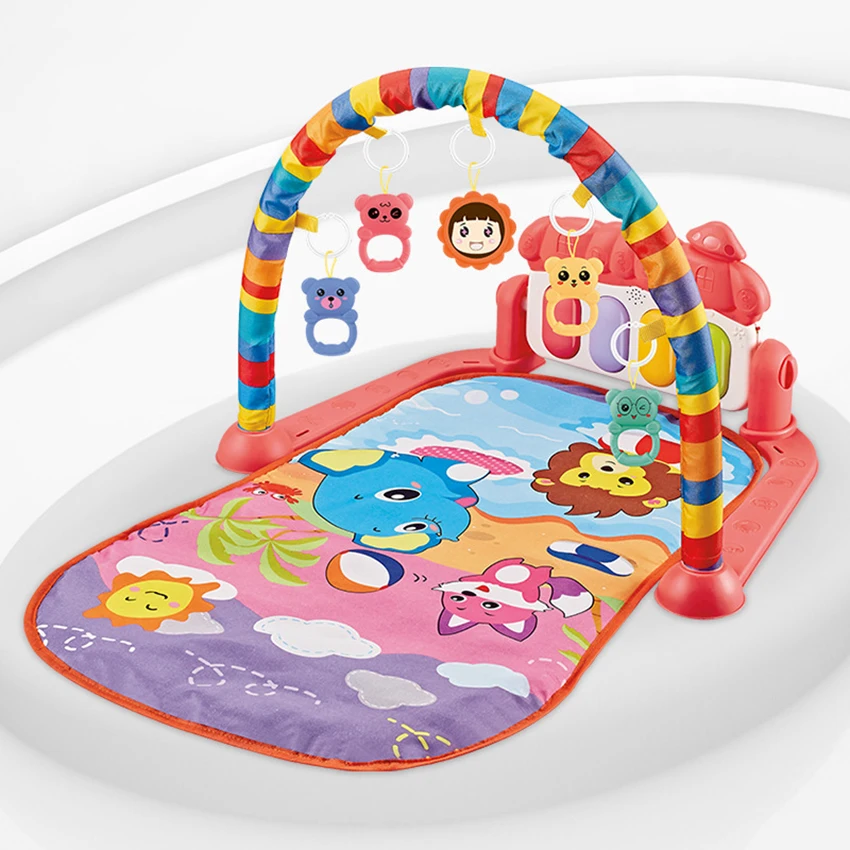 Aji Gym Indoor Soft Silicone Crawling Waterproof Crawling Splat Black And White Stylish Baby Floor Custom Play Mats