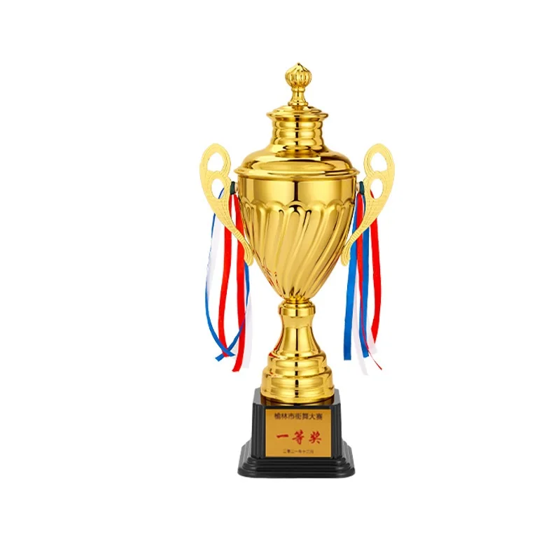Custom Trophy Cup Factory Price Custom Sports Game Event Metal Award Wholesale 3D Gold Silver Football Trophies and Medals Cups