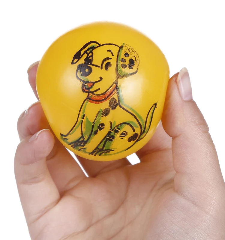 Hot Wholesale Anti-Stress Relief Funny Environmental-Friendy TPR Squishy Colorful Dog Smash Water Ball Toys