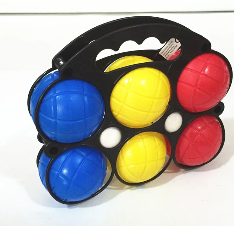  6 шт. пластиковый шар Bocce с чехлом для переноски игры на открытом воздухе детей и взрослых игрушки Водный Шар играть