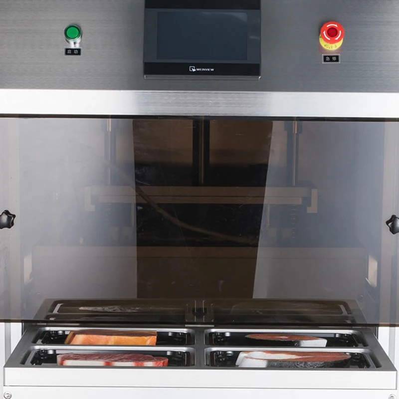 Automatical  thermoforming vacuum machine Food Tray Sealer Machine Tray Sealing