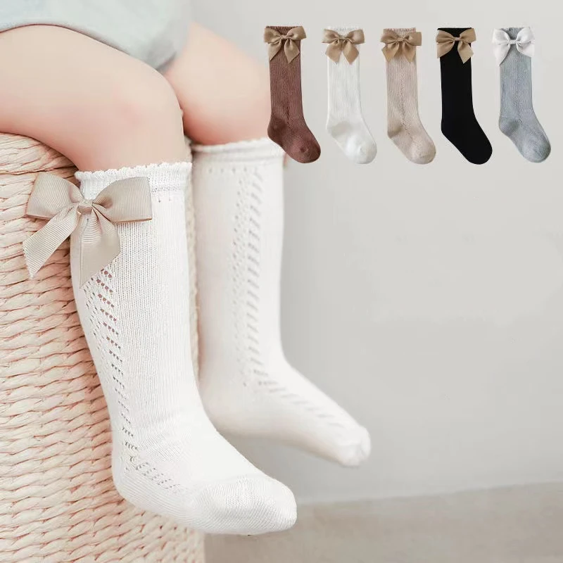 От 0 до 6 лет испанский Австралия соответствующее американским выдалбливают носки для девочек с бантом из ленты на каблуке высотой комплект осенней одежды детей ясельного возраста сетчатые
