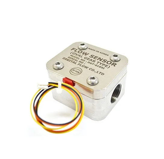 Factory New Arrival High Precision DGT-010SI Flow Meter oval gear type Internal thread type flow meter