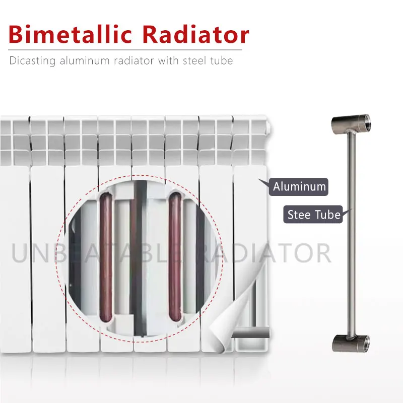 hot water central heating system radiator bimetallic 1600mm