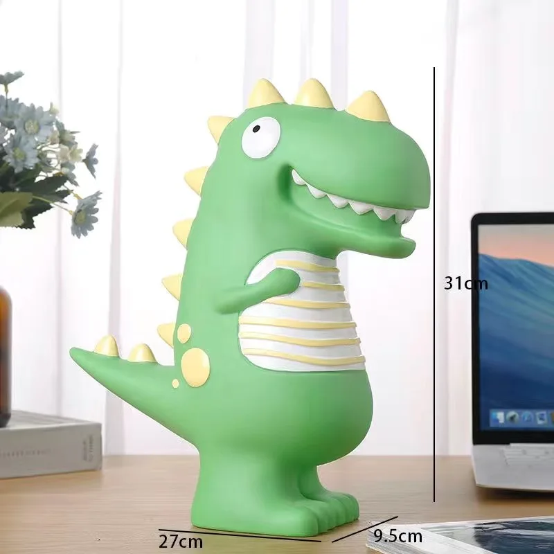 Hot Sale Cute Design Factory Supply High Quality Safe Material Kids Money Saving Boxes  Dinosaur Piggy Bank