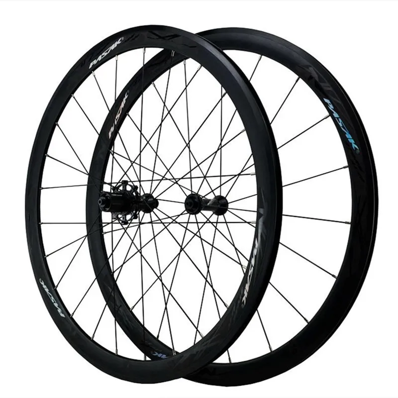 Hot Sale PASAK 40mm 700C Aluminum Alloy Road Bike Wheels Bicycle Front 20H Rear 24H 12 Speed Clincher Rim 6 Claw Wheelset
