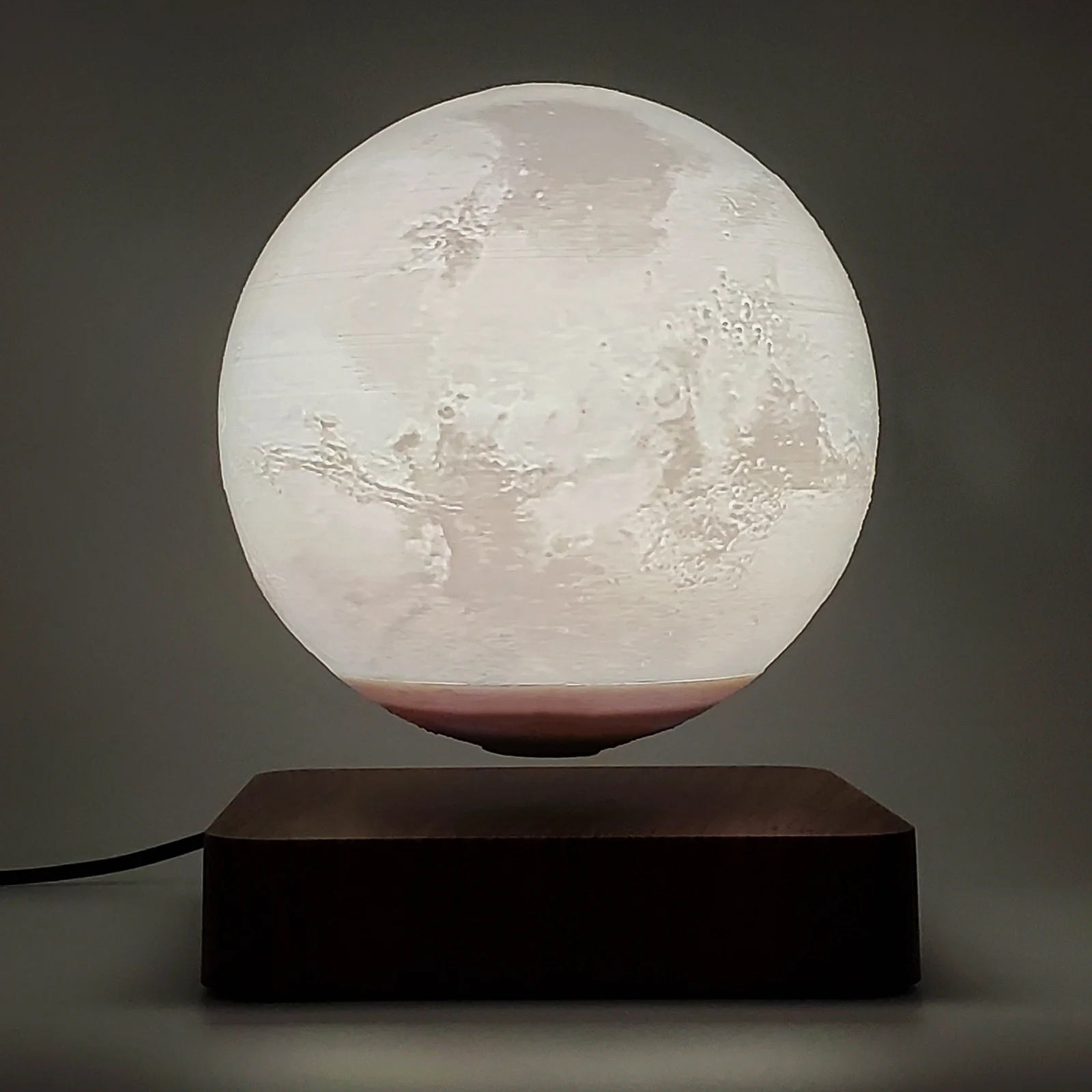 Moon Lamp Floating Mars Lamp Creative and Unique Gifts Table Lamp Home Decoration Levitating Mars Night Light