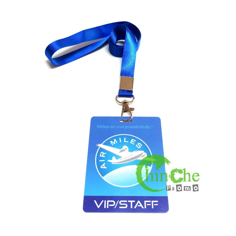 Custom PVC Plastic Laminates backstage Pass for live-event credential with lanyard
