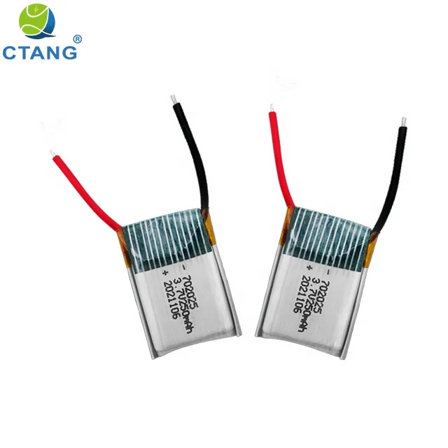 Высокая скорость разряда 702025 20C Lipo батарея 220 мАч 3 7 В перезаряжаемая литий-полимерная для прикуривателя