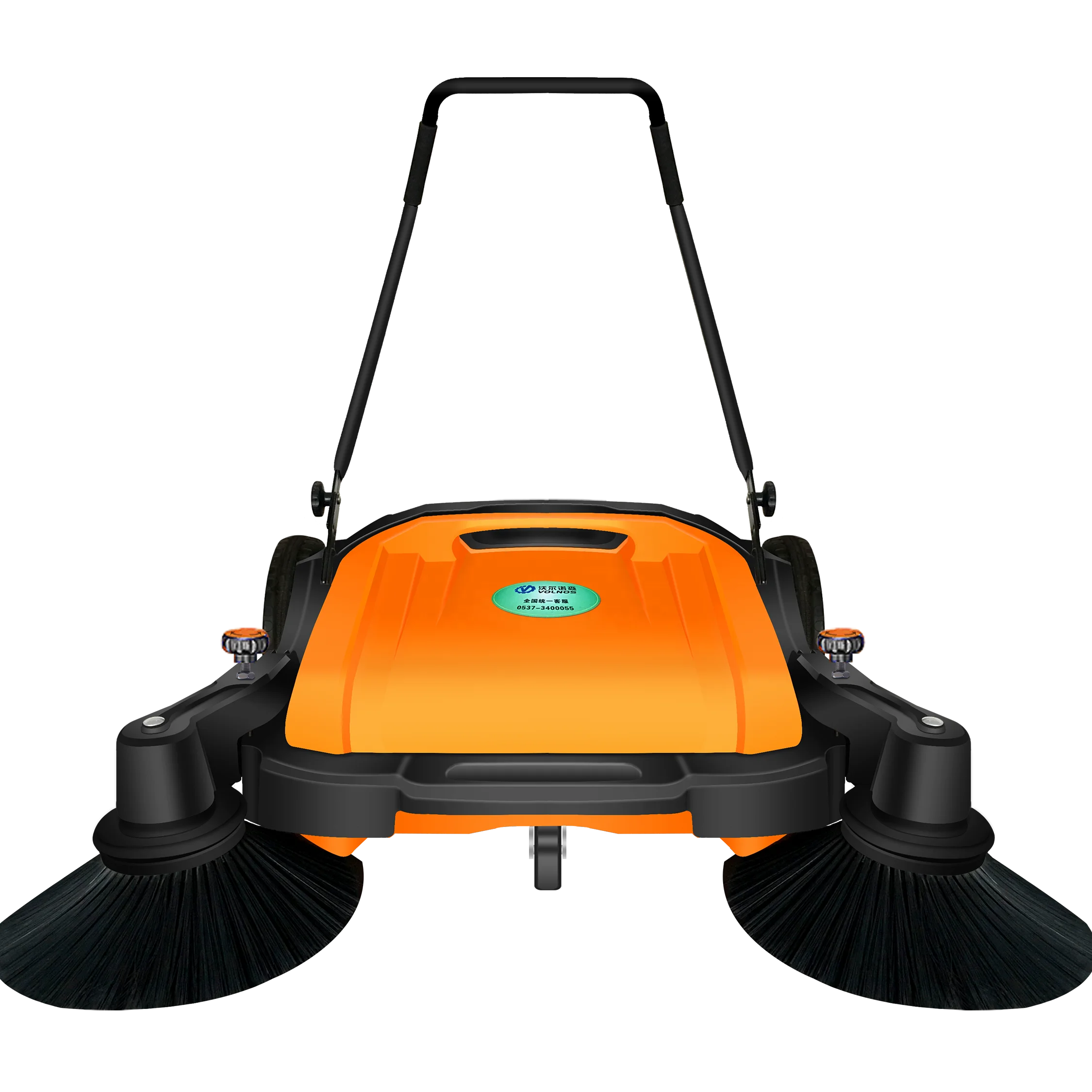 Дорожная уборочная машина с защитой от пыли и свободным поглощающим усилием