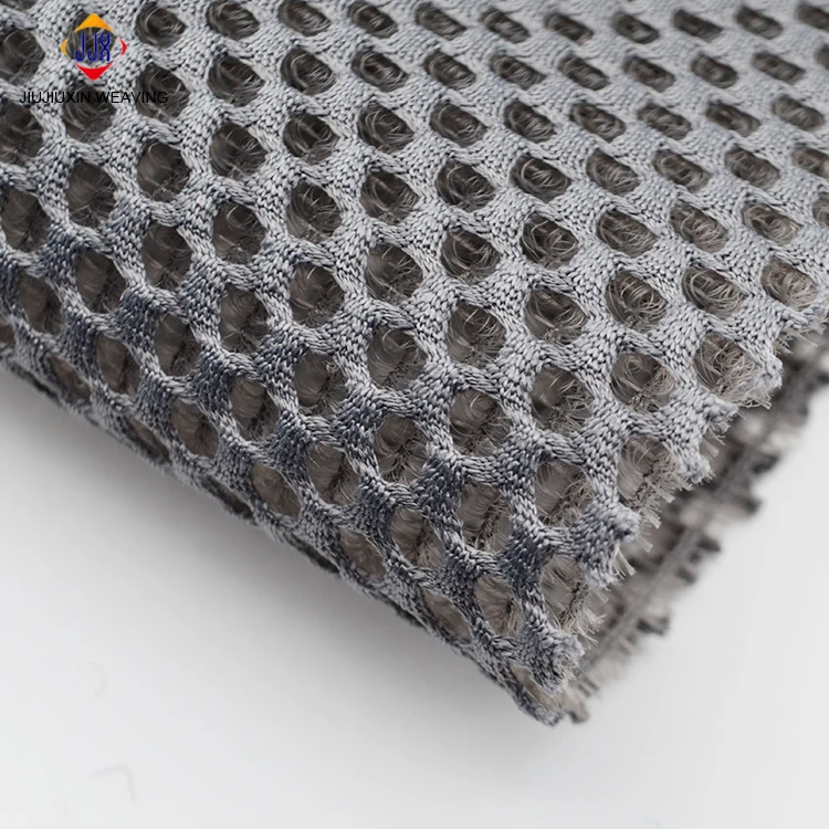 Материал 3d воздушная сетчатая ткань для спортивной обуви клетчатая моющаяся трикотажная из 100% полиэстера толщиной 1 мм 2 3 4