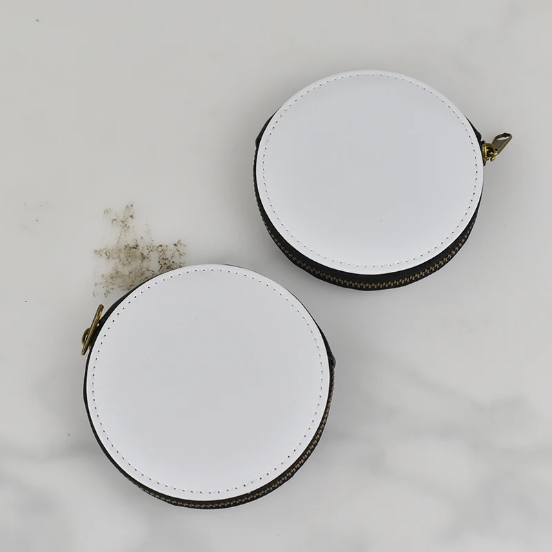 Custom Change Coin Wallet Smile Face Pu Leather Cute Coin Bag/ Purse