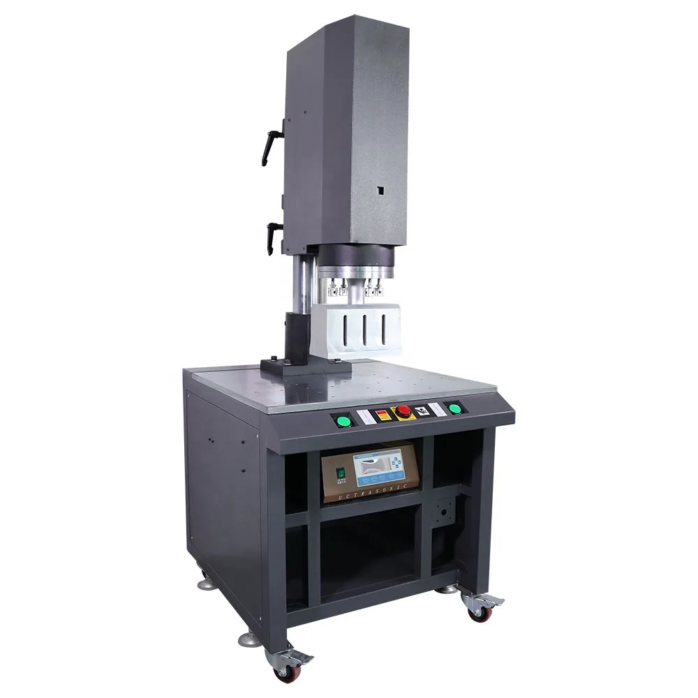 15KHZ 4200w Ultrasonic welding plastic machine with work table  for ABS PU PVC Seal water box welding