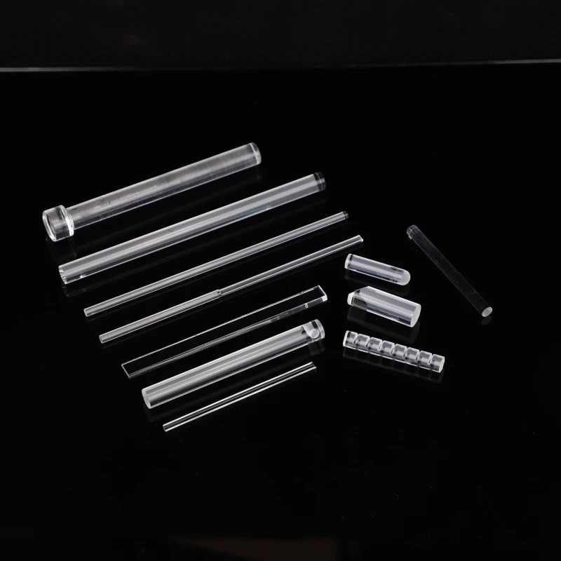 Clear Quartz Rod Optical Fused Silica Quartz Glass Rod