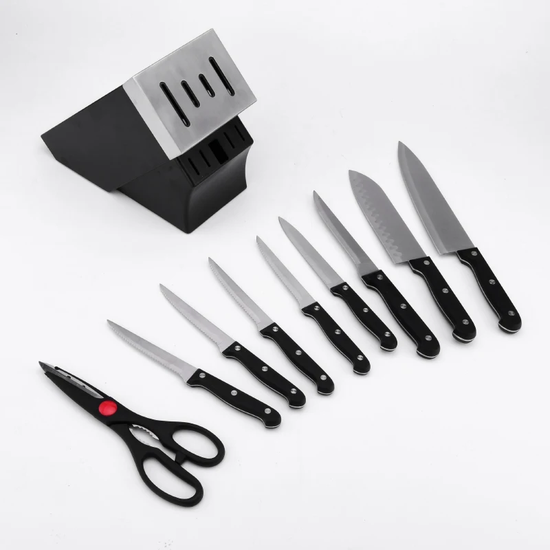 Exquisite Workmanship Professional Chef 10 Piece Knife Set Kitchen Stainless Steel