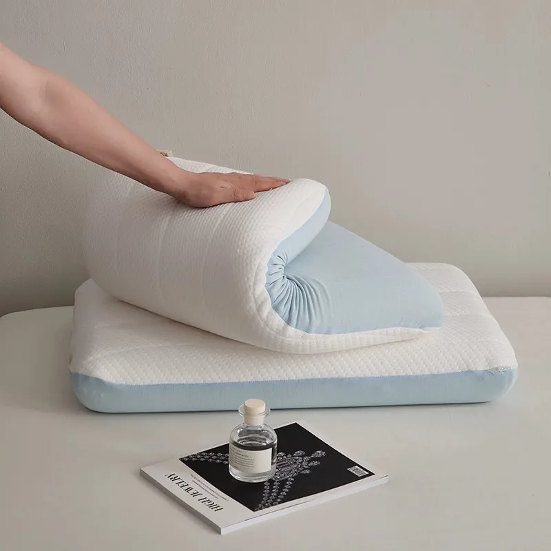 Deep Sleep Cutting Memory Foam Pillow Neck Support Anti-snoring Anti-drooling Bread Pillow Breathable for Home Hotel
