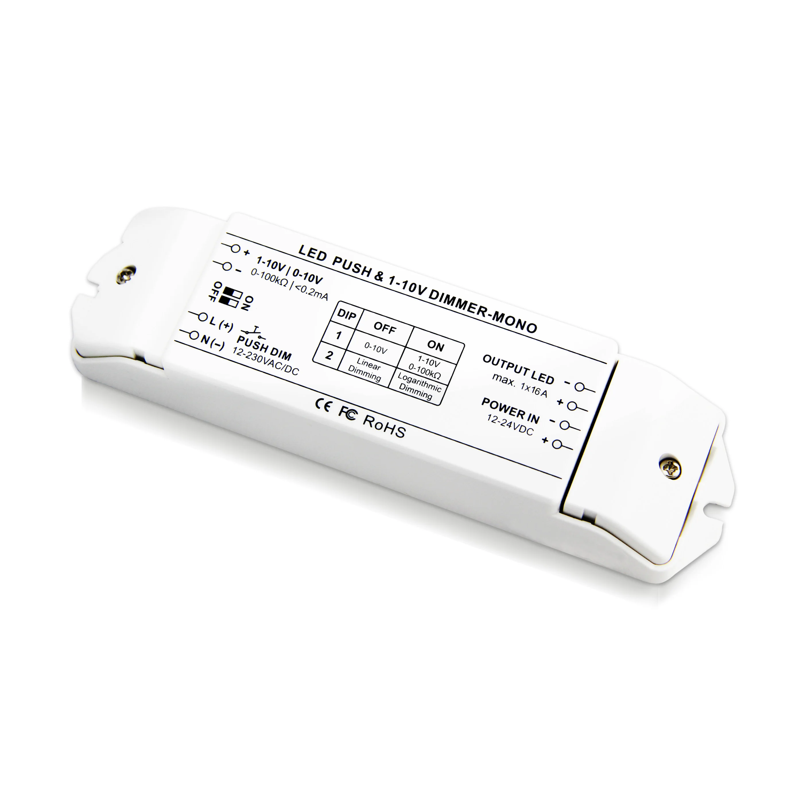 BC-331-16A 12 В 24 затемненный потенциомер 1-10 светодиодный диммер 010 драйвер затемнения