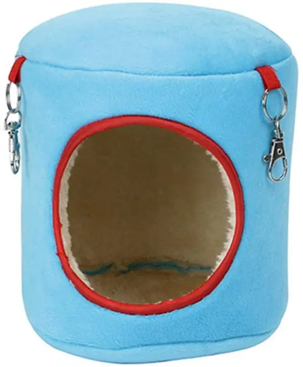 C&C Cute Hamster Winter Warm Fleece Hammock Toy Hanging Bed Nest House for Syrian Hamster Gerbil Rat Mouse Small Animal Cage
