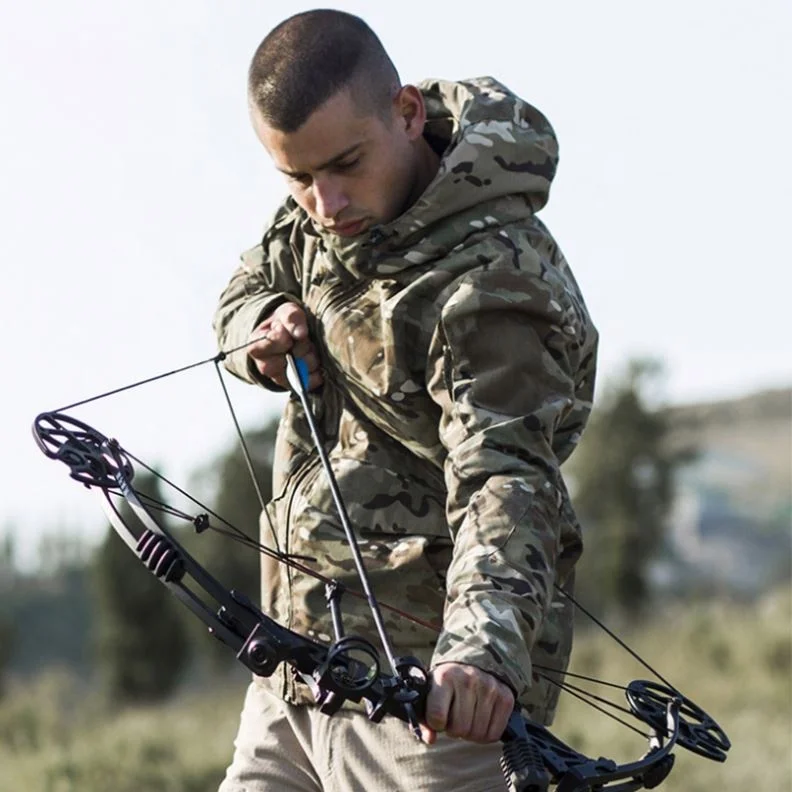 Outdoor pure color hunting mountaineering sports jacket tactical combat clothes