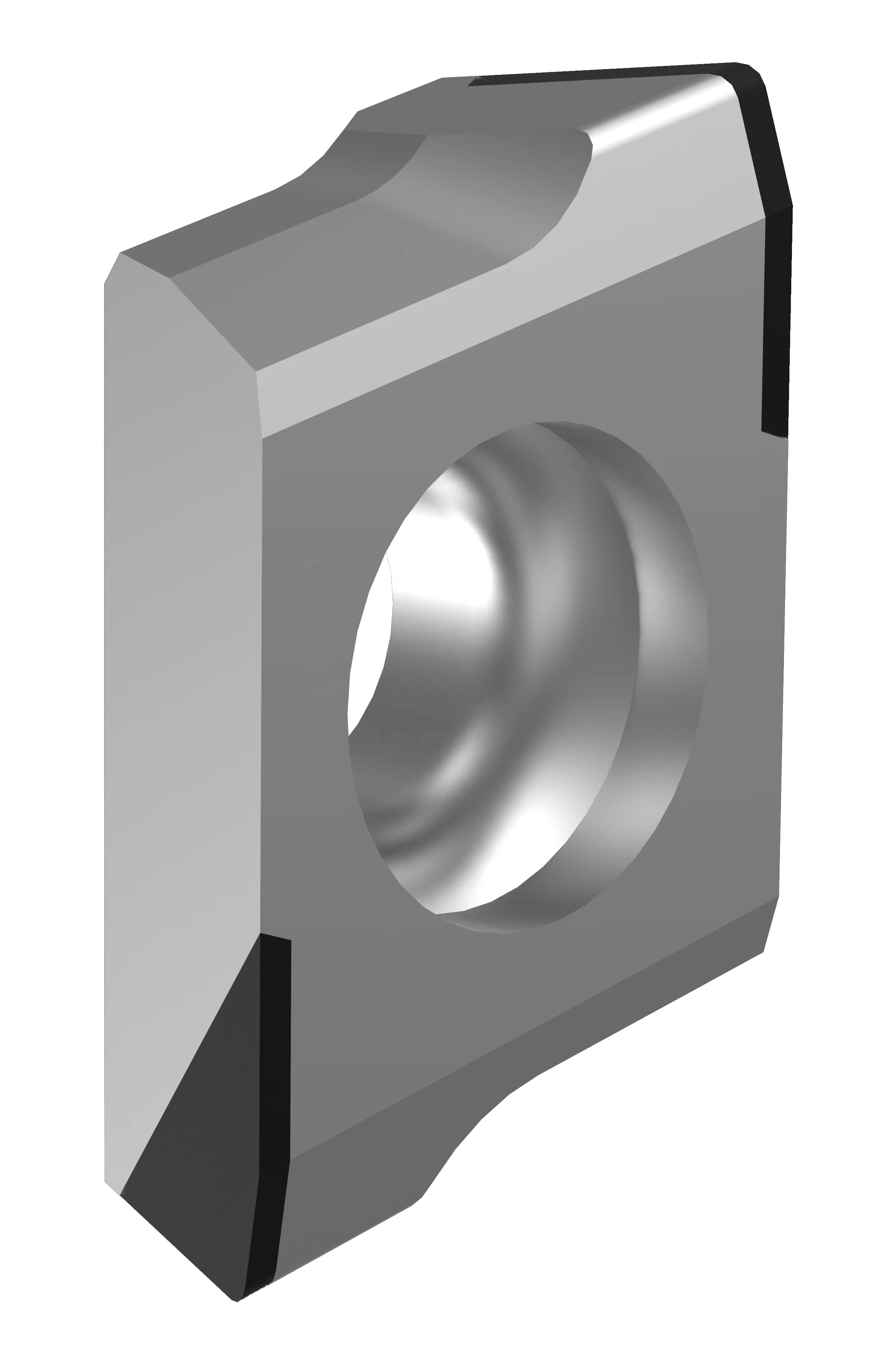 Worldia Polycrystalline diamond insert corner radii BEHW1204EZFR1-PT PCD Insert 75 Corner Edge BS 0.1 / 0.2 tip 4 mm.for Milling