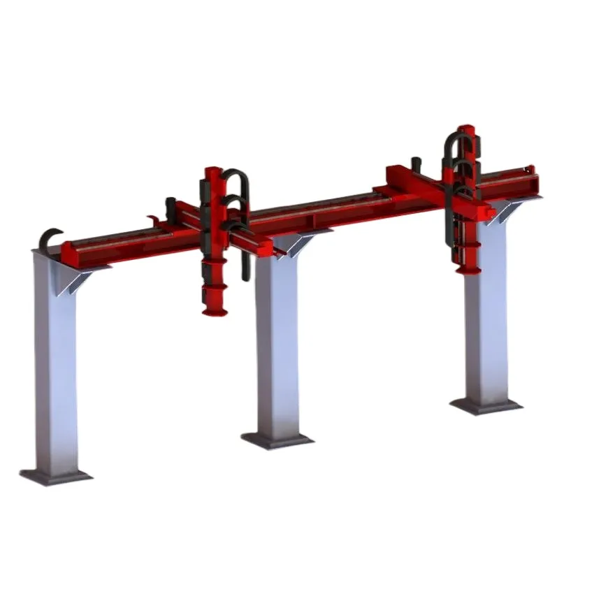 The factory supplies made in china gantry,Sky rails,  trusses 6-9 Axis robot welding station