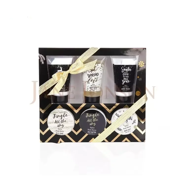 Hot selling private label classical scrub body care bath gift set for man