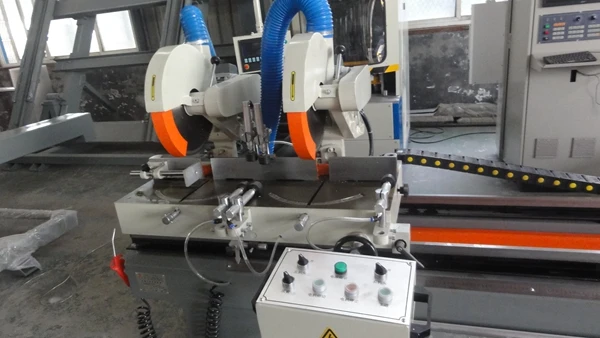 Industrial Automatic Window Door Miter Saw Deep Processing Double Head PVC Aluminum Cutting Machine