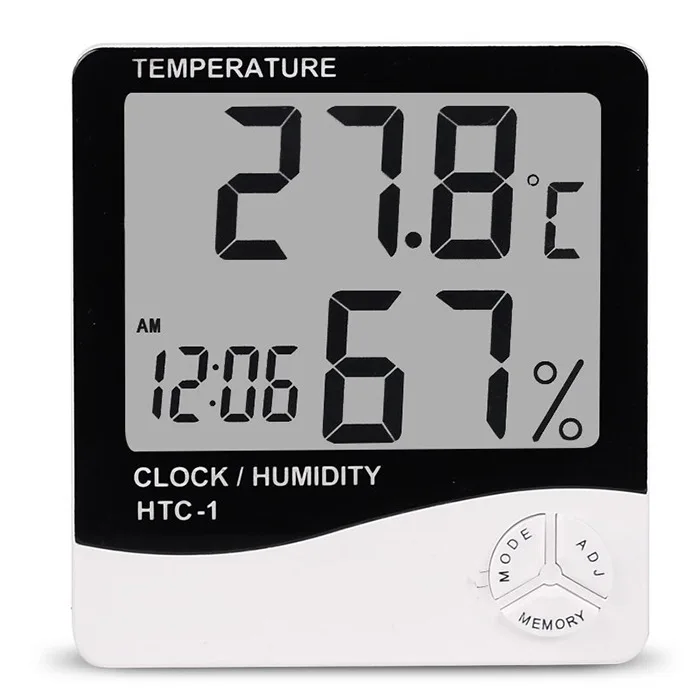 Digital Display Temperature and Humidity Multifunctional Gauge Meter Thermometer Hygrometer