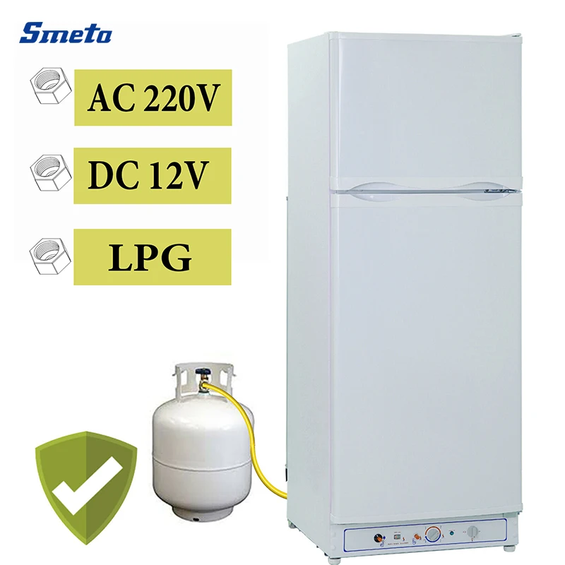 2 Doors LPG Gas Propane 9.4 Cu.ft 280L Absorption Sale of Gas Refrigerators