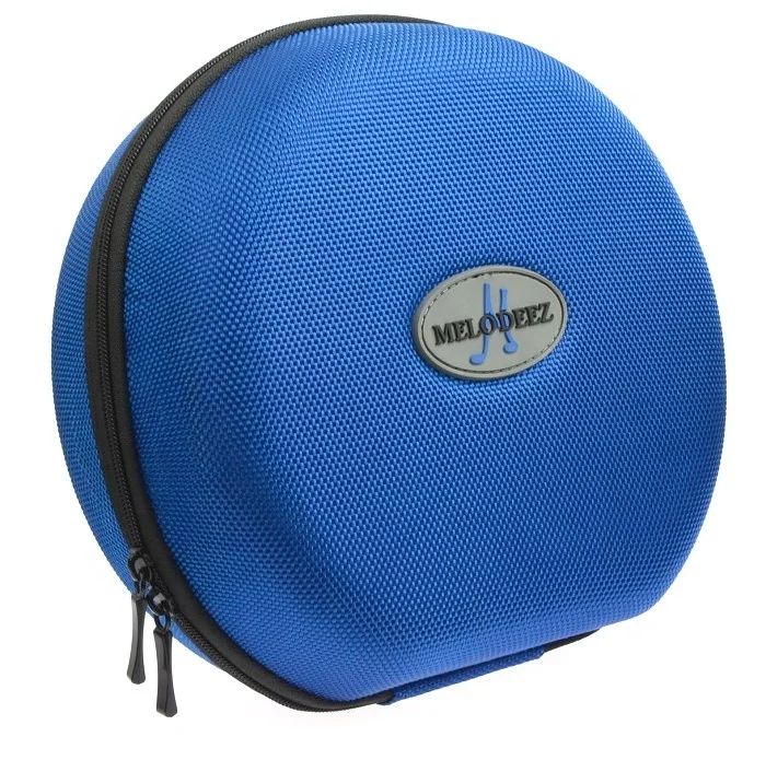 JJ CASE Large Black EVA Hard Shell Carrying Case for Headphones/Headsets Travel Bag