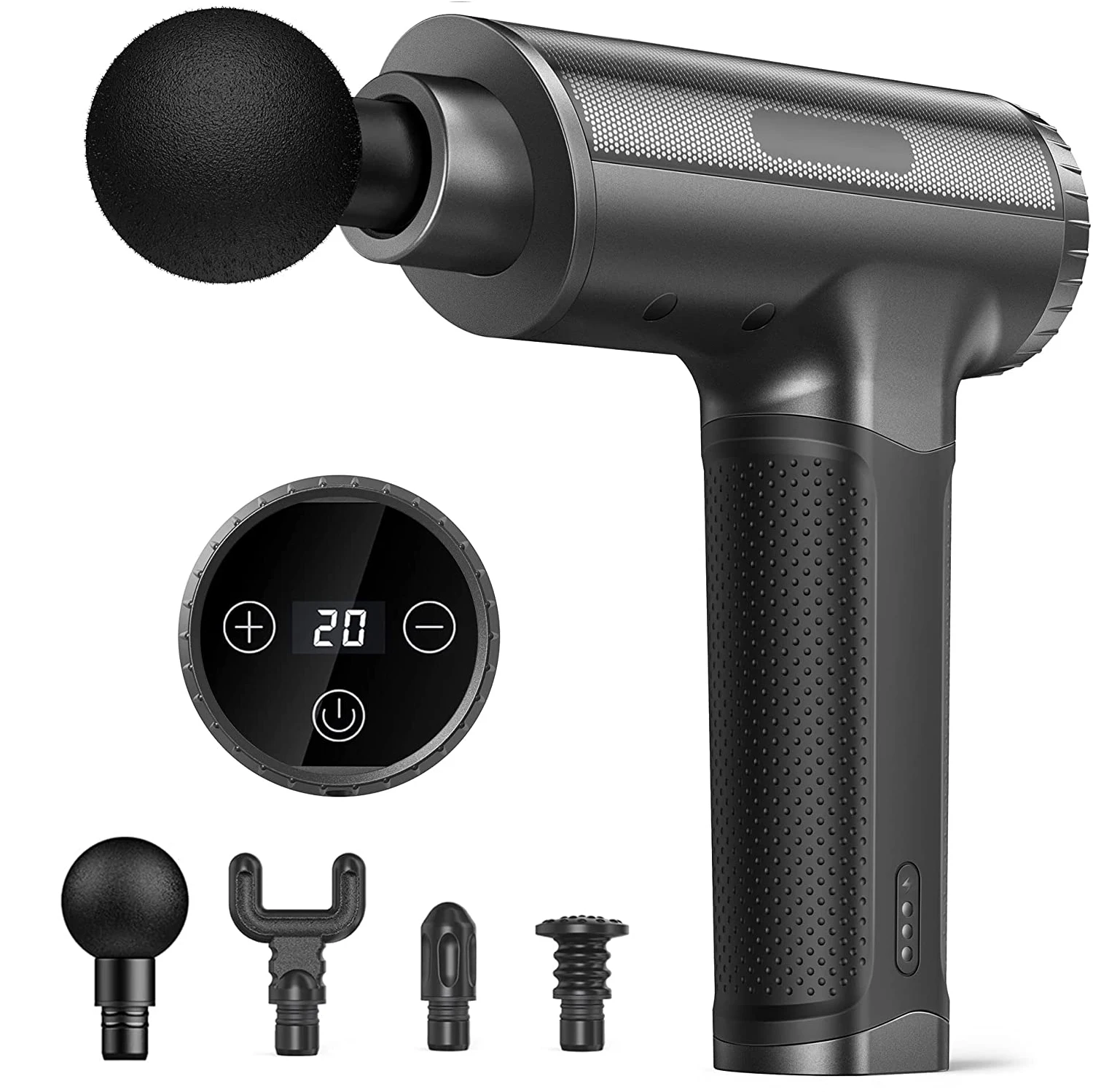 YK 2022 wholesaler mini 30 speed electric masajeador vibrator message masajeador vibration fascia fitness powerfull massage gun