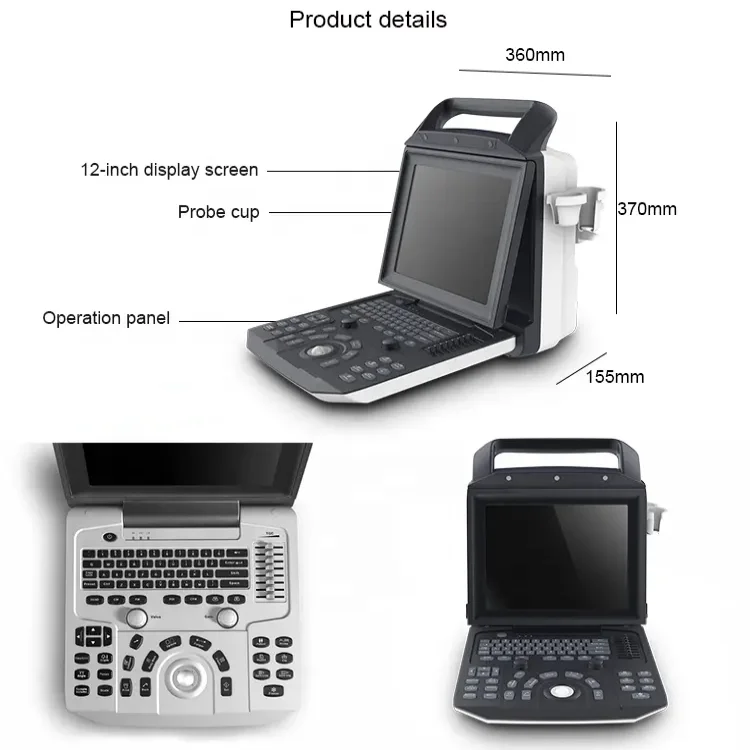 Factory Price High Quality Medical Color Doppler Ultrasound Scanner Machine For Clinic